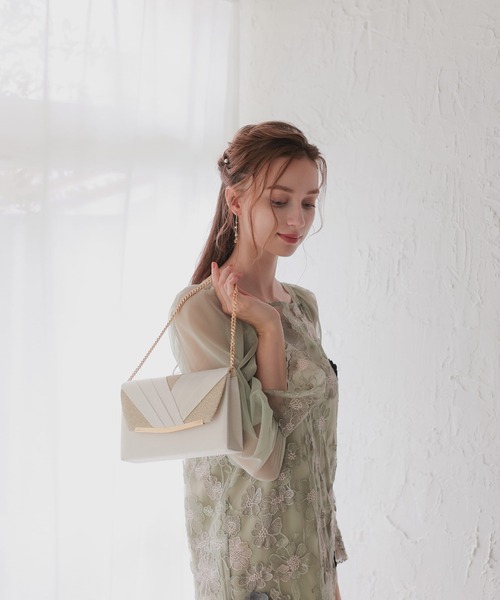 Dorry Doll（ドリードール）の「3WAYシンプルラメフラップバッグ（クラッチバッグ・レディース・ブラック/ベージュ/グレー・FREE）」の9枚目の写真