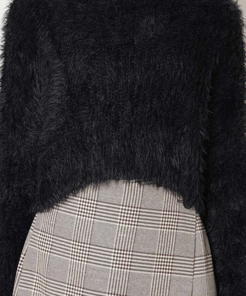 REDYAZEL(レディアゼル)の「シャギーニット(ニット/セーター・レディース・ブラック/オフホワイト/グレー/ベージュ/ボルドー・FREE)」の20枚目の写真