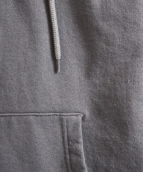 MONKEY TIME（モンキータイム）の「＜monkey time＞ オゾンウォッシュ ハーフジップ フーディー（パーカー・メンズ・ナチュラル/グレー・S/L/M/XL）」の17枚目の写真