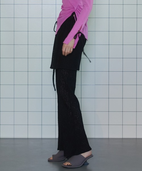 MAISON SPECIAL（メゾンスペシャル）の「Wrap Layered Lace Pants 