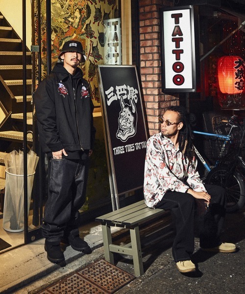 激レア！！LFYT×THREE TIDES TATOOコラボ長袖シャツ 激レア！降谷建志着用LFYT×THREE TIDES TATOOコラボ長袖シャツ