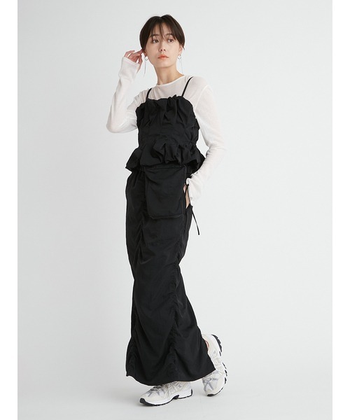 emmi（エミ）の「【emmi atelier】ナイロンビスチェ（シャツ