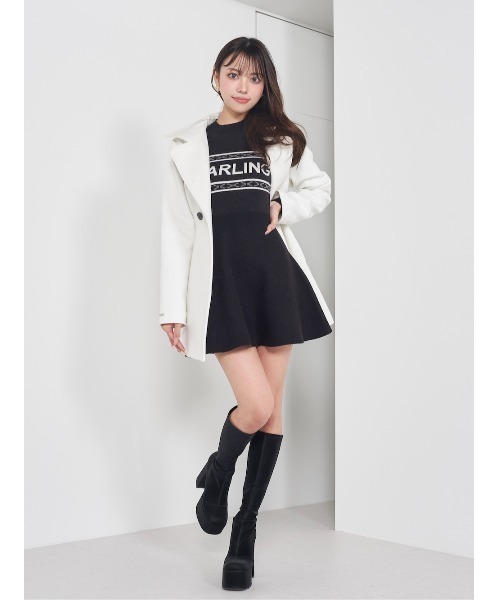 darich スノーモチーフフレアワンピ ダーリッチ スノーモチーフフレアワンピース（ワンピース）｜Darich