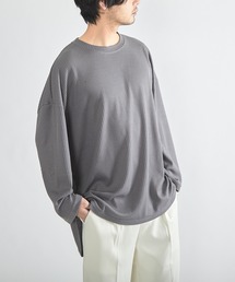 RS/ワッフル調ビッグシルエットT