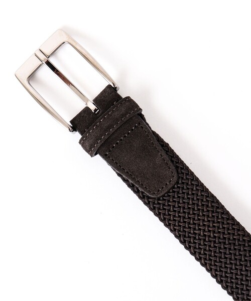 SADDLERS（サドラーズ）の「【Saddler's/サドラーズ】別注イントレチャート35 イタリア製 メッシュベルト（ベルト・メンズ・ネイビー/ブラック/ブラウン・FREE）」の16枚目の写真