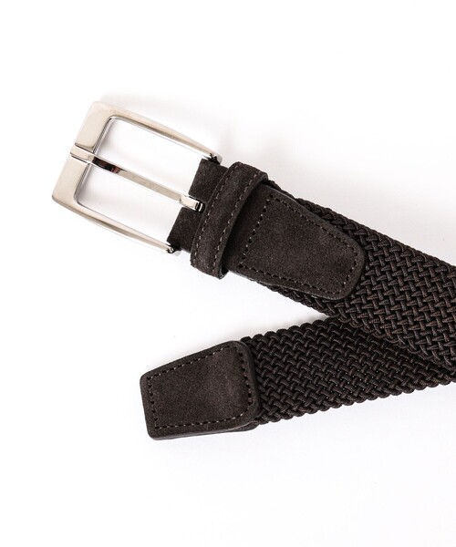 SADDLERS（サドラーズ）の「【Saddler's/サドラーズ】別注イントレチャート35 イタリア製 メッシュベルト（ベルト・メンズ・ネイビー/ブラック/ブラウン・FREE）」の17枚目の写真