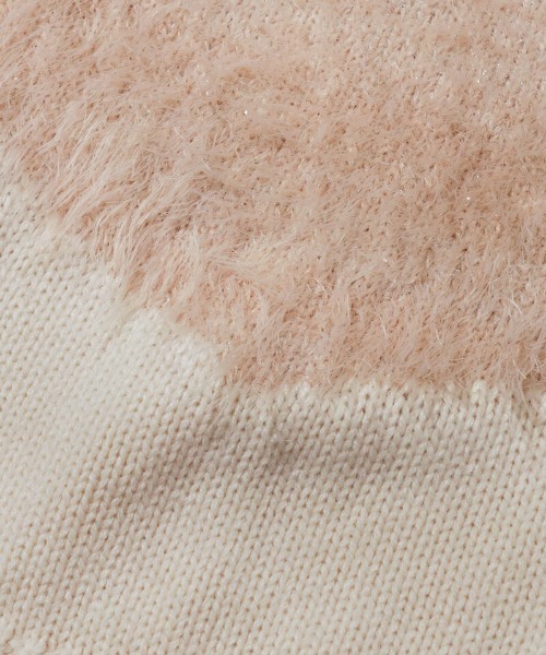 flower（フラワー）の「スパークルラインニット（ニット/セーター・レディース・グレー/コーラル・FREE）」の20枚目の写真