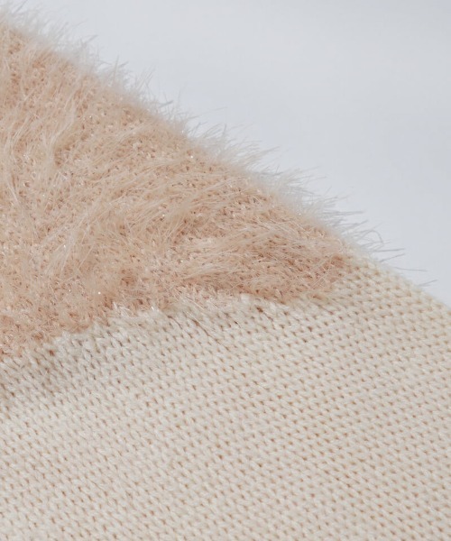 flower（フラワー）の「スパークルラインニット（ニット/セーター・レディース・グレー/コーラル・FREE）」の21枚目の写真