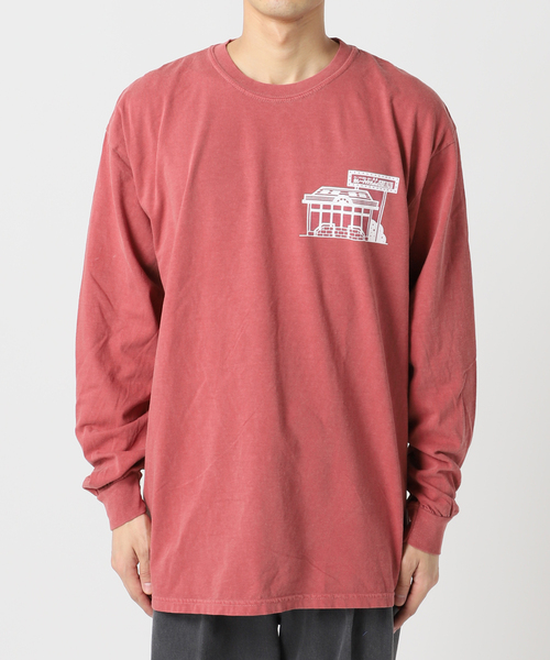 JOURNAL STANDARD relume(ジャーナルスタンダード レリューム)の「【カレーハウスCoCo壱番屋 × relume】別注 プリント L/S Tシャツ "CURRY SHOP"(Tシャツ/カットソー・メンズ・ブラック/ボルドー・MEDIUM/X-LARGE/LARGE)」の7枚目の写真