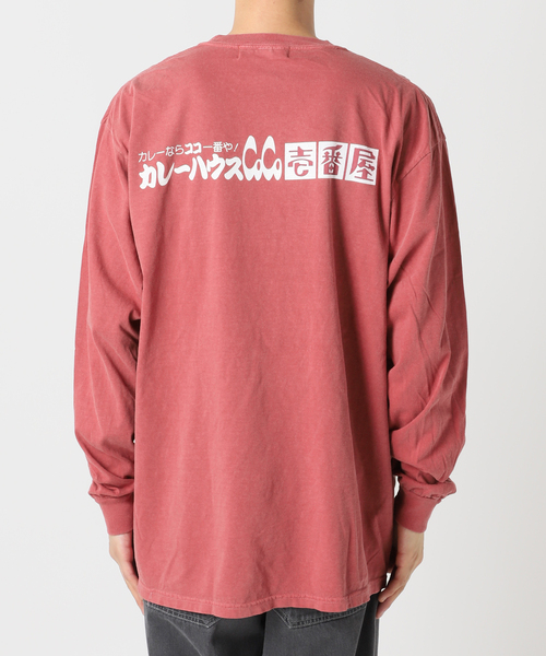 JOURNAL STANDARD relume(ジャーナルスタンダード レリューム)の「【カレーハウスCoCo壱番屋 × relume】別注 プリント L/S Tシャツ "CURRY SHOP"(Tシャツ/カットソー・メンズ・ブラック/ボルドー・MEDIUM/X-LARGE/LARGE)」の9枚目の写真