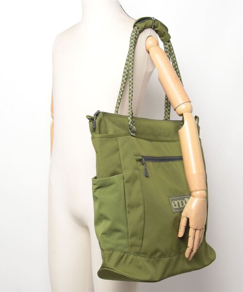 fridge（フリッジ）の「【ENO】エノ Relay Tote（トートバッグ・メンズ・ブラック/グリーン/ブルー・ONE SIZE）」の4枚目の写真
