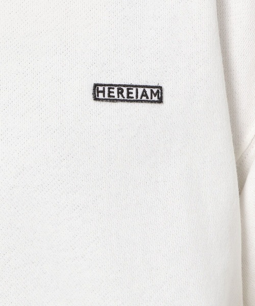 HEREIAM(ヘレイアム)の「【HEREIAM】ワッペンロゴフーディー(ユニセックス)(パーカー・レディース・グリーン/ホワイト/ピンク/ブラック/パープル・MEDIUM/LARGE)」の14枚目の写真