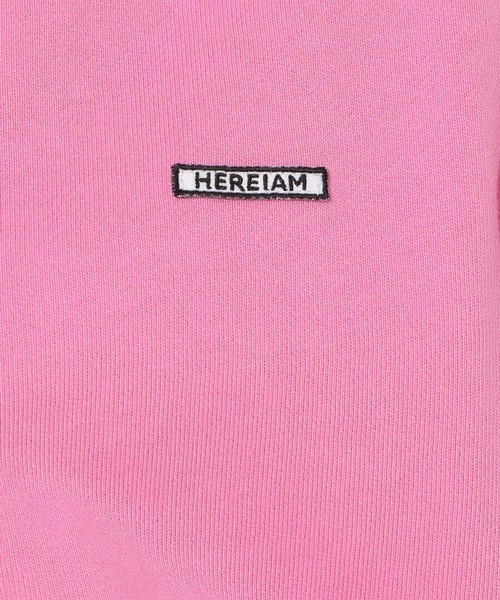HEREIAM(ヘレイアム)の「【HEREIAM】ワッペンロゴフーディー(ユニセックス)(パーカー・レディース・グリーン/ホワイト/ピンク/ブラック/パープル・MEDIUM/LARGE)」の17枚目の写真