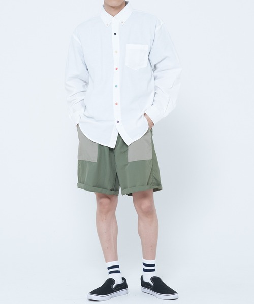CORISCO(コリスコ)の「オックス カラー釦 ボタンダウンシャツ(M1)(シャツ/ブラウス・メンズ・ブラック/ブルー/ホワイト/グリーン/オレンジ・MEDIUM/LARGE/X-LARGE)」の11枚目の写真
