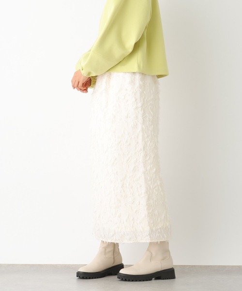 LEPSIM(レプシィム)の「フリンジイージースカート 102864(スカート・レディース・アイボリー/ブラック・FREE)」の18枚目の写真