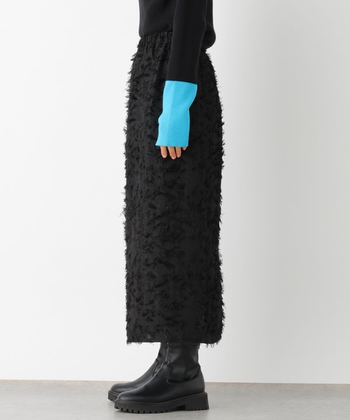 LEPSIM(レプシィム)の「フリンジイージースカート 102864(スカート・レディース・アイボリー/ブラック・FREE)」の9枚目の写真