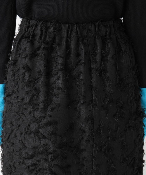 LEPSIM(レプシィム)の「フリンジイージースカート 102864(スカート・レディース・アイボリー/ブラック・FREE)」の10枚目の写真