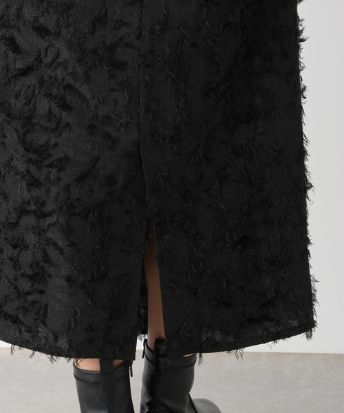 LEPSIM(レプシィム)の「フリンジイージースカート 102864(スカート・レディース・アイボリー/ブラック・FREE)」の11枚目の写真