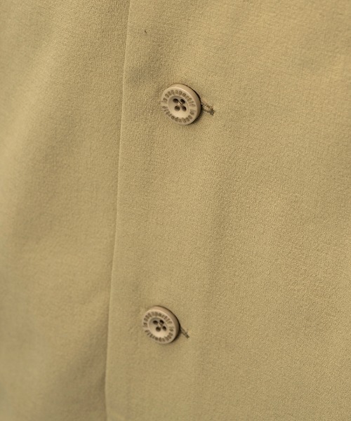 le coq sportif(ルコックスポルティフ)の「【肌面ドライ】開襟シャツ(LCS プリューム/エールフォルム)(シャツ/ブラウス・メンズ・ネイビー/ベージュ/グリーン・L/M/S/XL)」の12枚目の写真