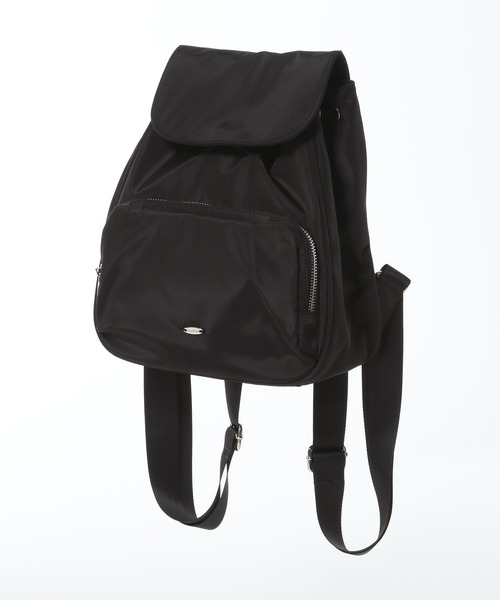 Heather（ヘザー）の「ナイロンミニリュック　110528（バックパック/リュック・レディース・ブラック/オフホワイト・ONE SIZE）」の13枚目の写真