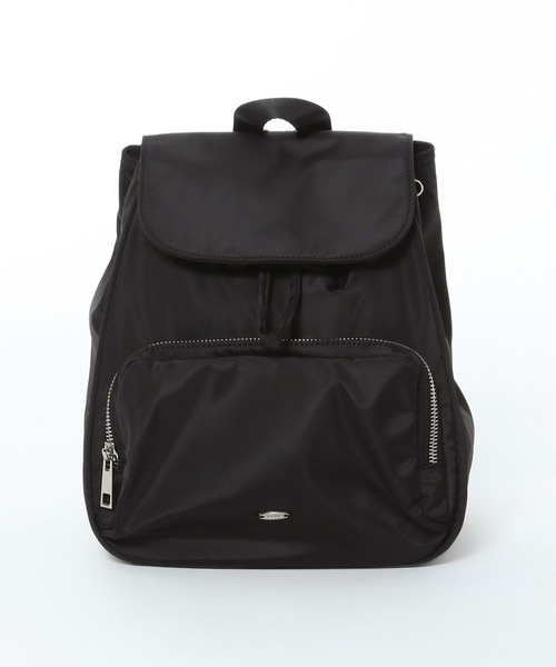Heather（ヘザー）の「ナイロンミニリュック　110528（バックパック/リュック・レディース・ブラック/オフホワイト・ONE SIZE）」の12枚目の写真