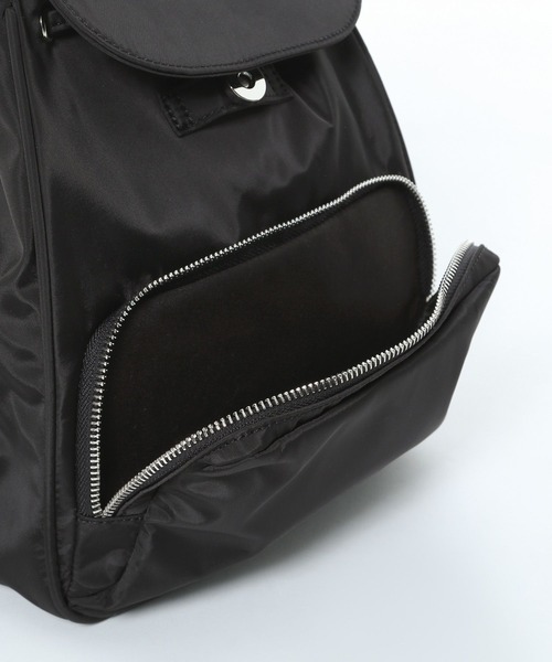 Heather（ヘザー）の「ナイロンミニリュック　110528（バックパック/リュック・レディース・ブラック/オフホワイト・ONE SIZE）」の8枚目の写真