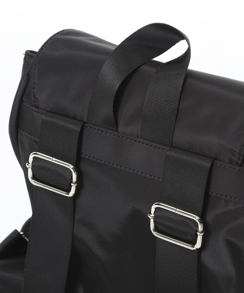 Heather（ヘザー）の「ナイロンミニリュック　110528（バックパック/リュック・レディース・ブラック/オフホワイト・ONE SIZE）」の7枚目の写真