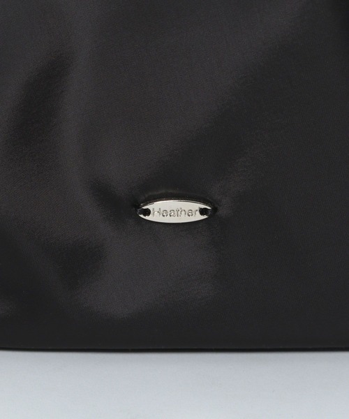 Heather（ヘザー）の「ナイロンミニリュック　110528（バックパック/リュック・レディース・ブラック/オフホワイト・ONE SIZE）」の4枚目の写真