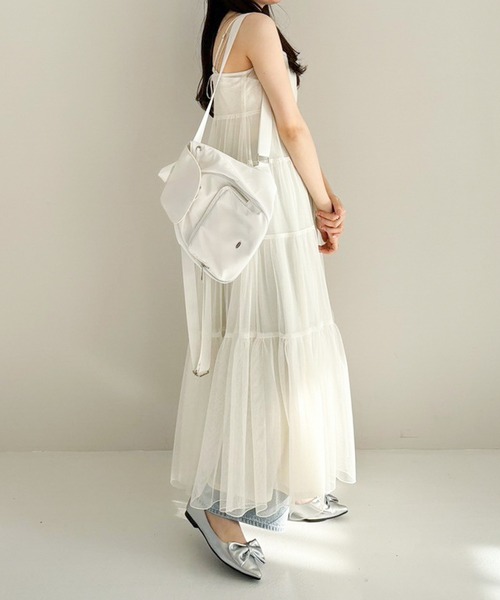 Heather（ヘザー）の「ナイロンミニリュック　110528（バックパック/リュック・レディース・ブラック/オフホワイト・ONE SIZE）」の19枚目の写真