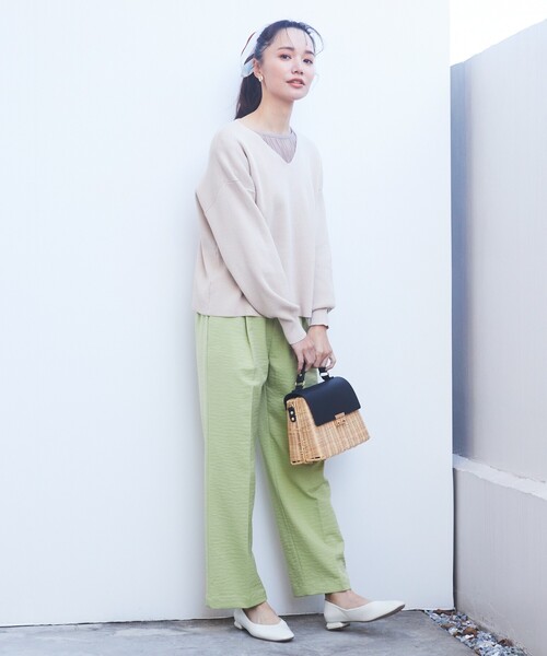 楽天市場】【SALE／50%OFF】【洗える】ピュアリネン Vネック