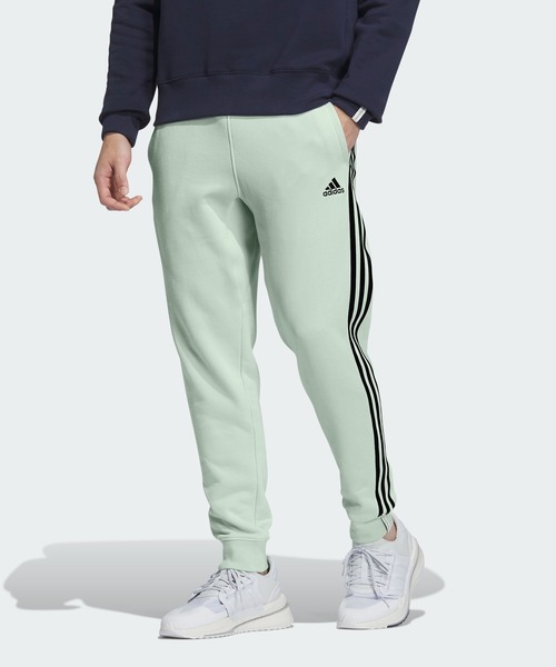 adidas(アディダス)の「エッセンシャルズ プラス レギュラーフィット スリーストライプス フレンチテリー カフパンツ / アディダス adidas(その他パンツ・メンズ・ブルー/グレー/ブラック/ベージュ/グリーン/グリーン系その他/ブラウン・SMALL/X-SMALL/XX-LARGE/3XL/LARGE/MEDIUM/X-LARGE)」の5枚目の写真