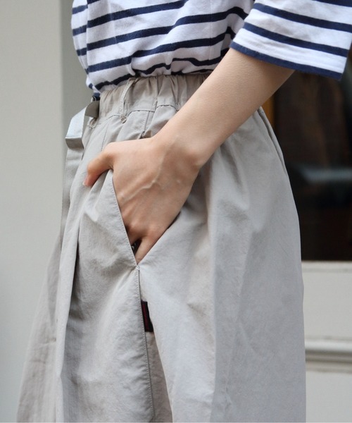 GRAMICCI ナイロンフレアパンツ ベージュ プリーツキュロットパンツ 楽天市場】【PRE SALE 20%OFF】GRAMICCI [グラミチ] NYLON FLARE