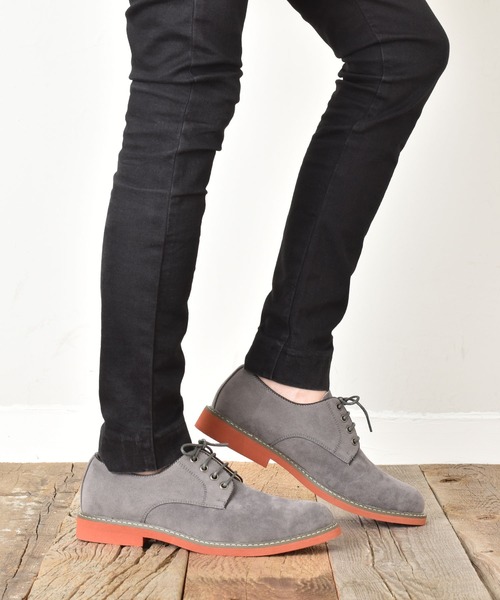 O-NINE（オーナイン）の「レンガソール オックスフォードシューズ / レースアップ（ドレスシューズ・メンズ・ダークブラウン/ネイビー/グレー・41/42/43/44/45/40）」の4枚目の写真