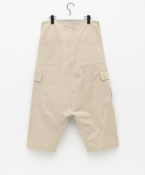 NEONSIGN（ネオンサイン）の「【NEONSIGN / ネオンサイン】SARROUEL CARGO DRILL SLACKS（カーゴパンツ・メンズ・ベージュ・44/46）」の9枚目の写真