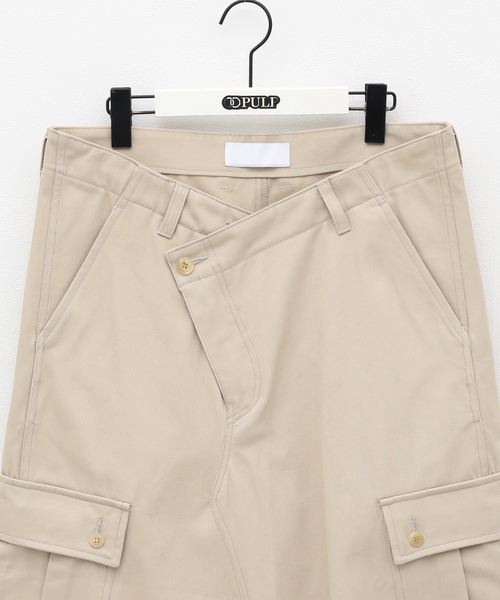 NEONSIGN（ネオンサイン）の「【NEONSIGN / ネオンサイン】SARROUEL CARGO DRILL SLACKS（カーゴパンツ・メンズ・ベージュ・44/46）」の8枚目の写真