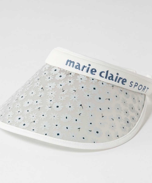 marie claire(マリ・クレール)の「【marie claire/マリ.クレール】レディースサンバイザー ゴルフ(サンバイザー・レディース・ネイビー/ブラック/ピンク/ホワイト・FREE)」の2枚目の写真
