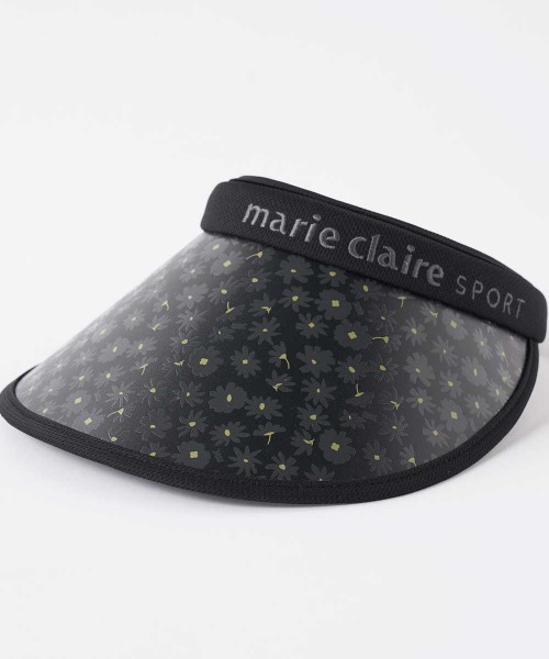 marie claire(マリ・クレール)の「【marie claire/マリ.クレール】レディースサンバイザー ゴルフ(サンバイザー・レディース・ネイビー/ブラック/ピンク/ホワイト・FREE)」の1枚目の写真