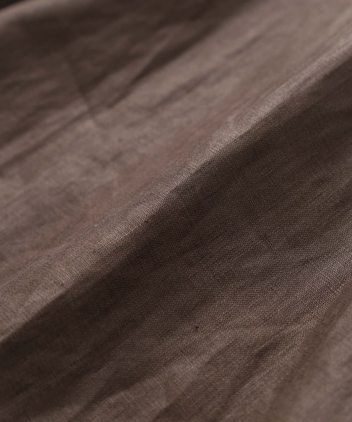 NANO universe(ナノユニバース)の「リネンフレアスカート(セットアップ可)(スカート・レディース・ブラウン/ブルー/イエロー/レッド・M/S)」の15枚目の写真