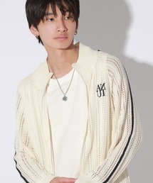 Anui | 【UNISEX/選べる着丈】メッシュトラックジャケット(カーディガン/ボレロ)