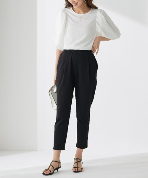 Tuche(トゥシェ)の「Tuche/トゥシェ ストレッチパンツ テーパード ライトテックストレッチメッシュ(その他パンツ・レディース・ブラック/グレー/ネイビー/ダークブラウン・MEDIUM/LARGE)」の5枚目の写真