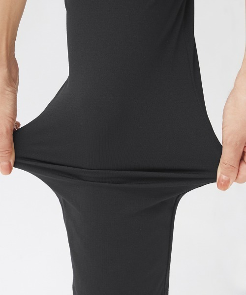 Tuche(トゥシェ)の「Tuche/トゥシェ ストレッチパンツ テーパード ライトテックストレッチメッシュ(その他パンツ・レディース・ブラック/グレー/ネイビー/ダークブラウン・MEDIUM/LARGE)」の14枚目の写真