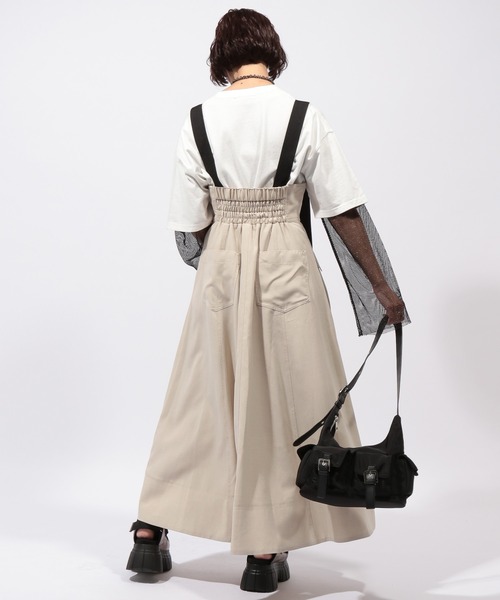 PAGEBOY（ページボーイ）の「サスツキライトコットンスカート（スカート・レディース・ベージュ/ブラック・FREE）」の9枚目の写真