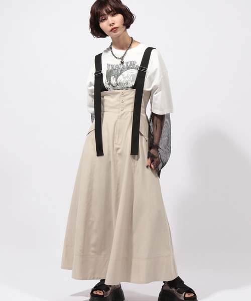 PAGEBOY（ページボーイ）の「サスツキライトコットンスカート（スカート・レディース・ベージュ/ブラック・FREE）」の10枚目の写真