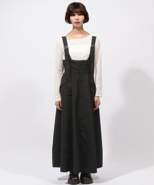 PAGEBOY（ページボーイ）の「サスツキライトコットンスカート（スカート・レディース・ベージュ/ブラック・FREE）」の12枚目の写真