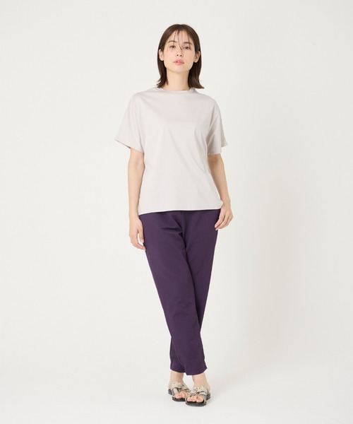 I.T.'S international（イッツインターナショナル）の「スムースコットンドロップショルダーカットソー（Tシャツ/カットソー・レディース・オレンジ/ブルー・フリー）」の9枚目の写真