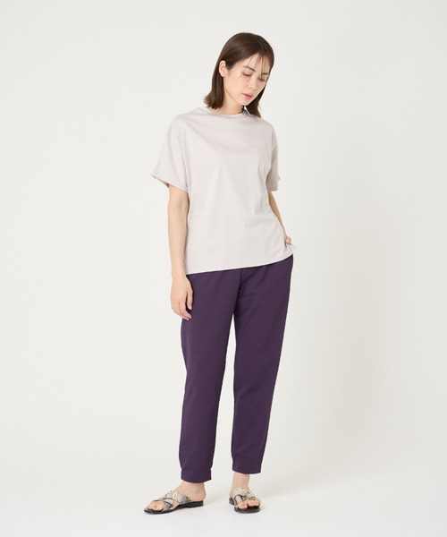 I.T.'S international（イッツインターナショナル）の「スムースコットンドロップショルダーカットソー（Tシャツ/カットソー・レディース・オレンジ/ブルー・フリー）」の10枚目の写真