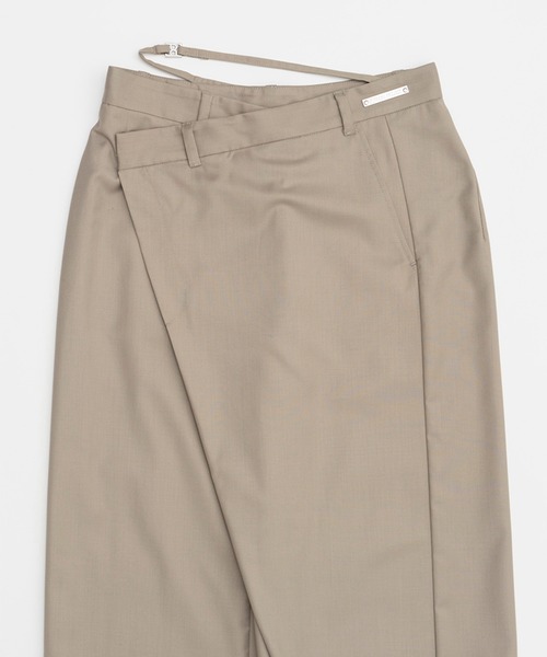 PRANK PROJECT（プランクプロジェクト）の「ウーステッドローウエストマキシスカート / Worsted Low Waist Maxi Skirt（スカート・レディース・グレー/ベージュ・36/38）」の16枚目の写真