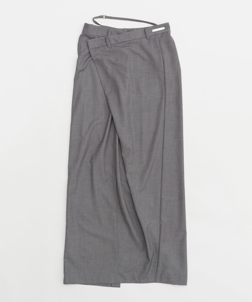 PRANK PROJECT（プランクプロジェクト）の「ウーステッドローウエストマキシスカート / Worsted Low Waist Maxi Skirt（スカート・レディース・グレー/ベージュ・36/38）」の13枚目の写真