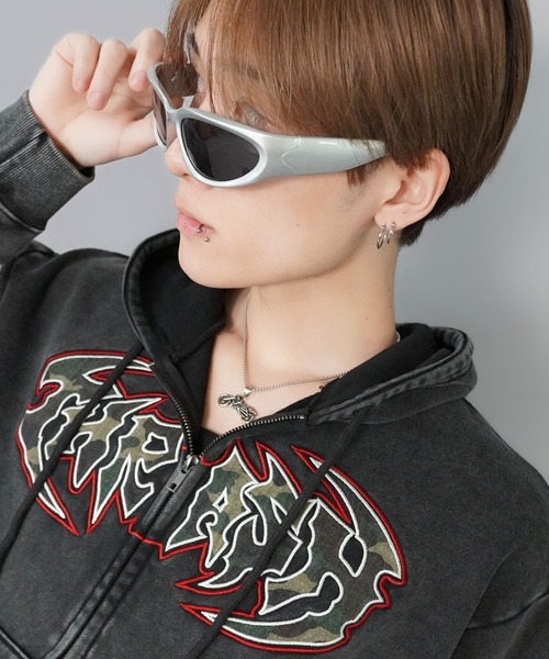 ナローキャット サングラス/スリムフレーム/UVカット/ユニセックス