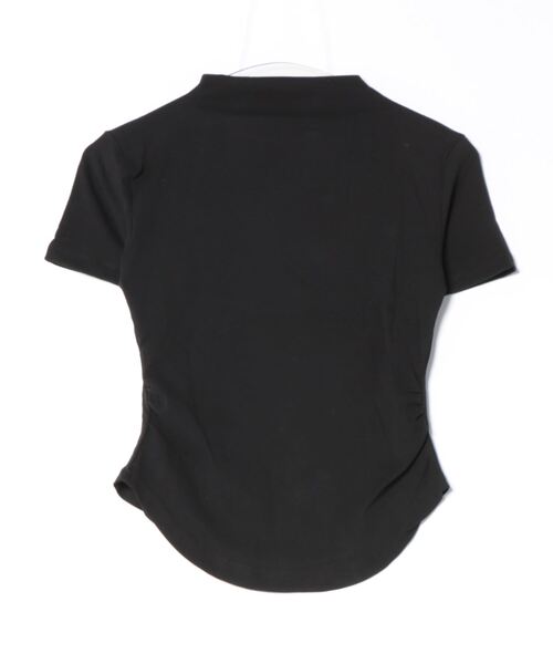 aimoha(アイモハ)の「フェミニン半袖トップス(Tシャツ/カットソー・レディース・ホワイト/ブラック/イエロー/ダークグレー・FREE)」の5枚目の写真